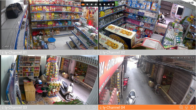 Lắp camera cho cửa hàng tại Long Khánh